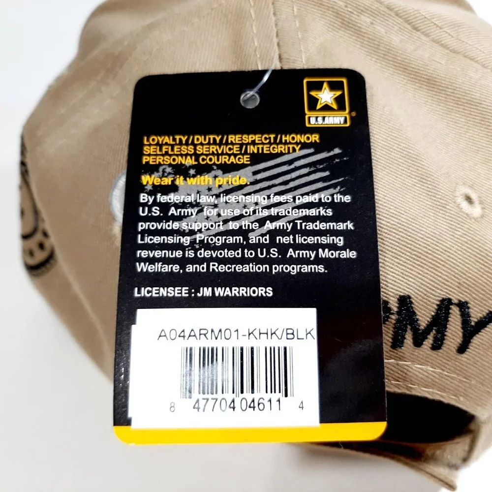 US Army Mens Officially Licensed Hat Ball Cap Adju